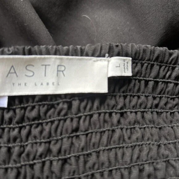 ASTR the label Women’s Aleda Dress Retail $80.52 Midi Ruffle Cut Out Large - Picture 10 of 12